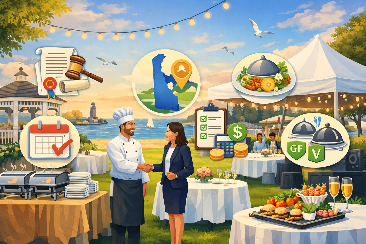 Catering requirements for events in Delaware: what to verify early