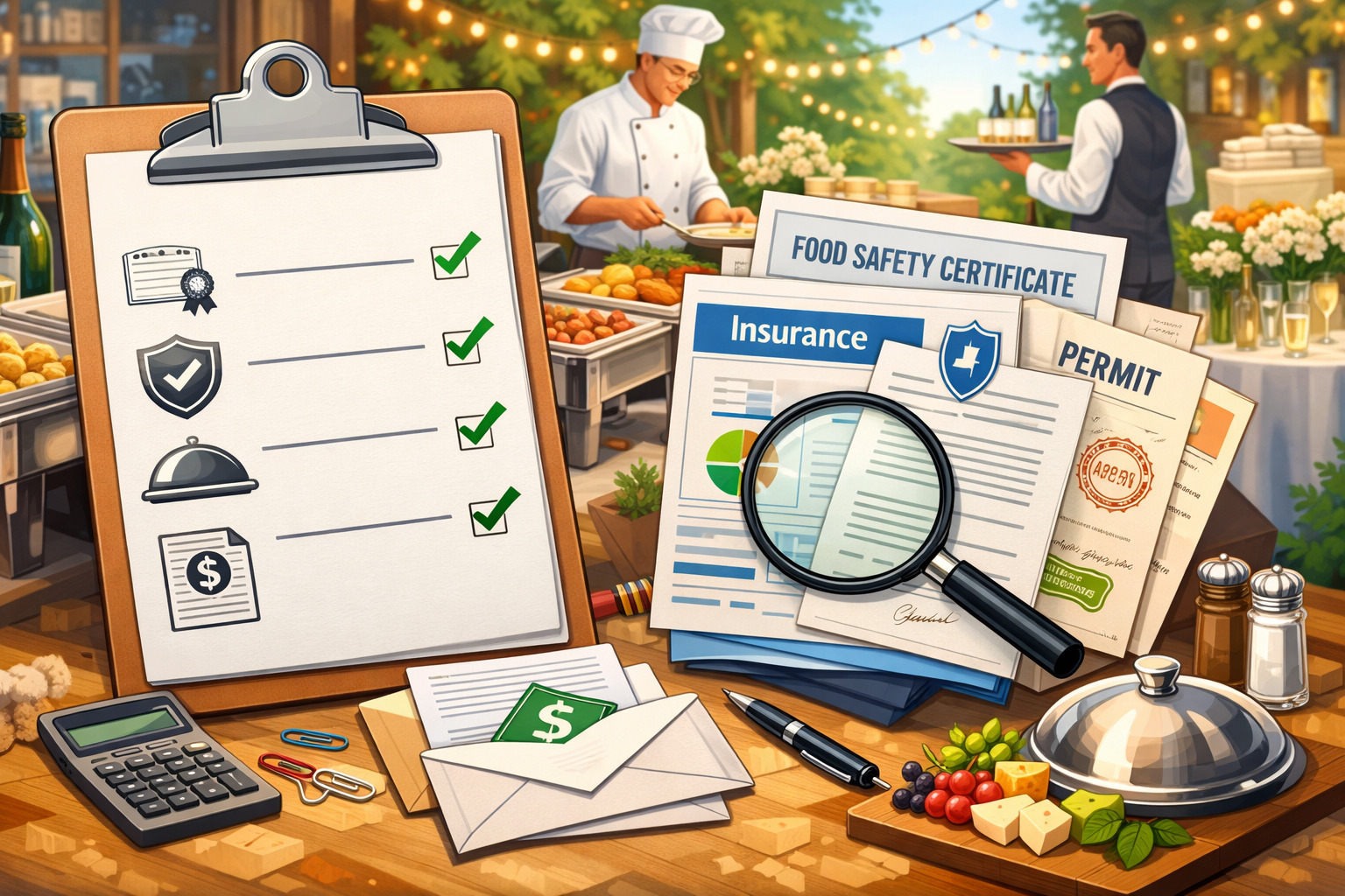 Checklist: Documents to Request From Licensed Caterers