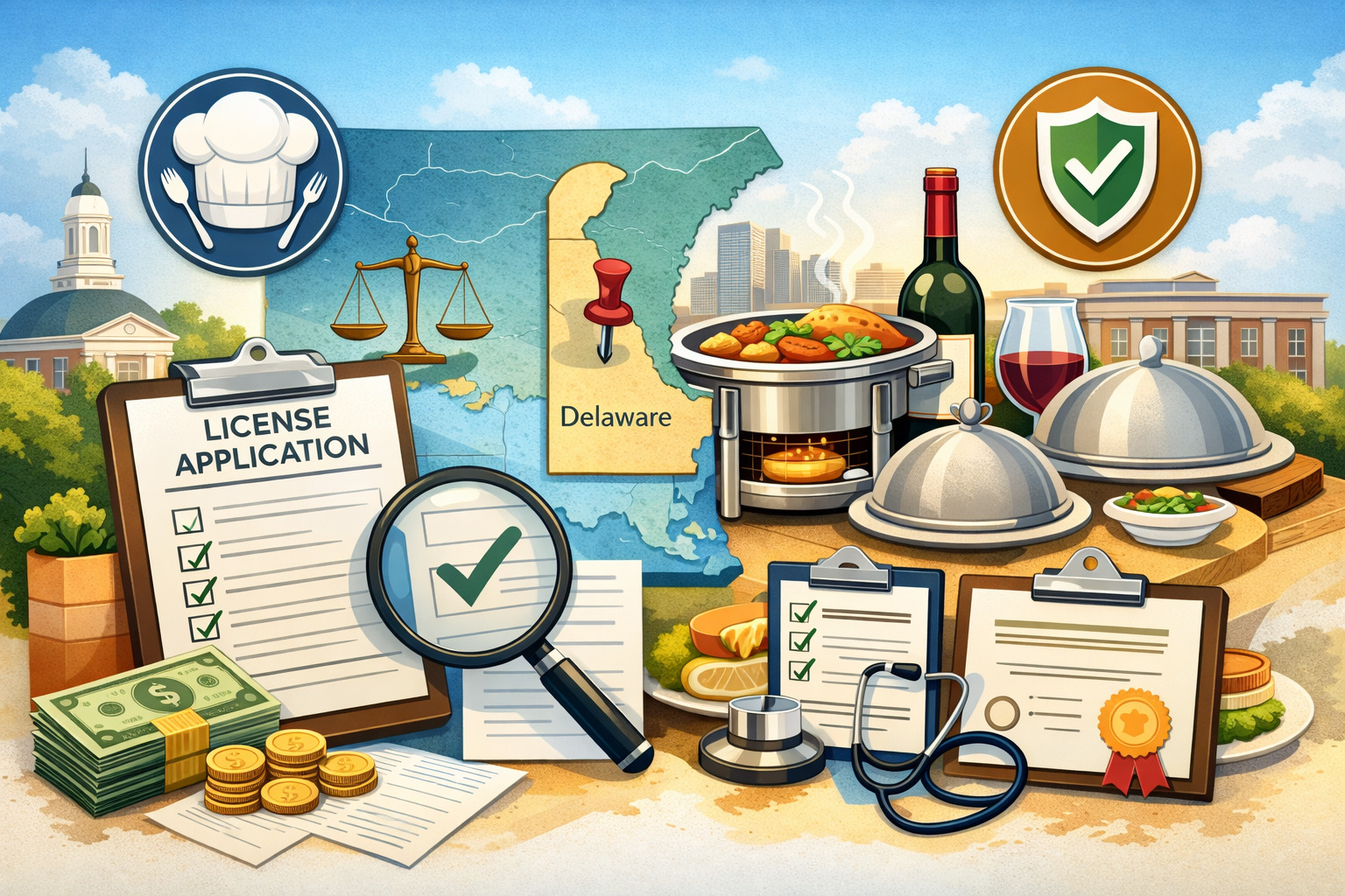 Delaware Catering License Requirements: What to Verify Without Getting Lost in Legalese