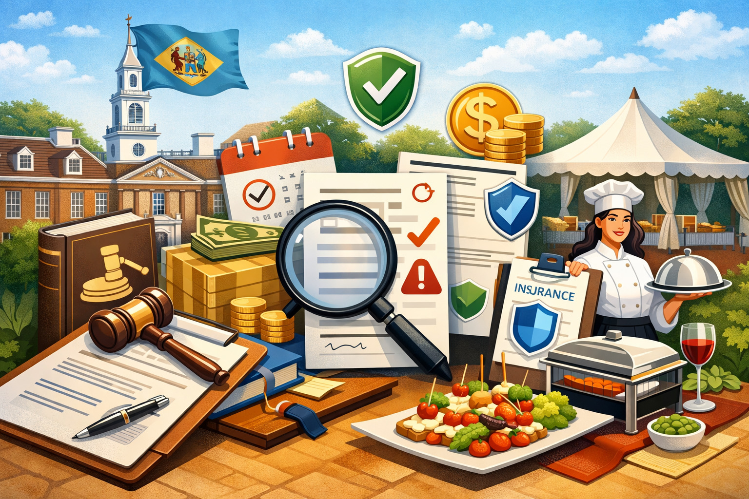 Legal Requirements for Catering Contracts in Delaware (What You Should Verify)