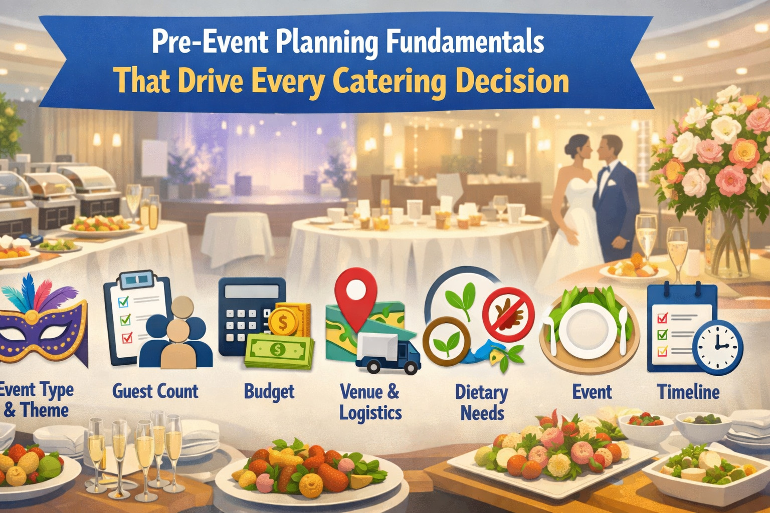Pre-event planning fundamentals that drive every catering decision