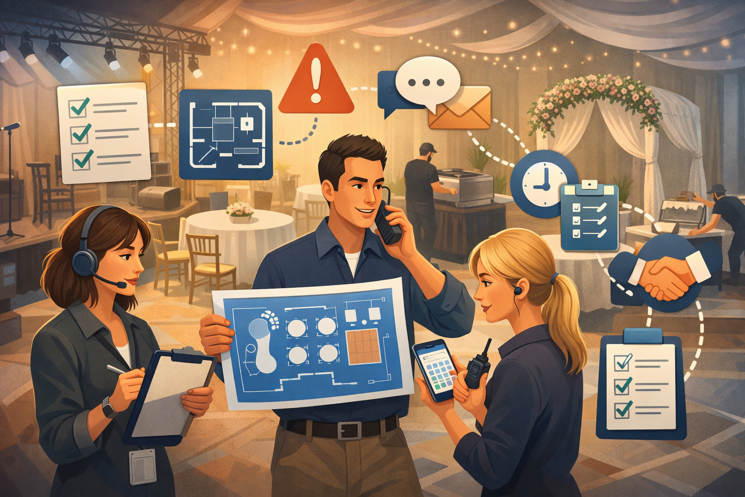 Venue coordination: rules, layouts, and communication that prevent surprises